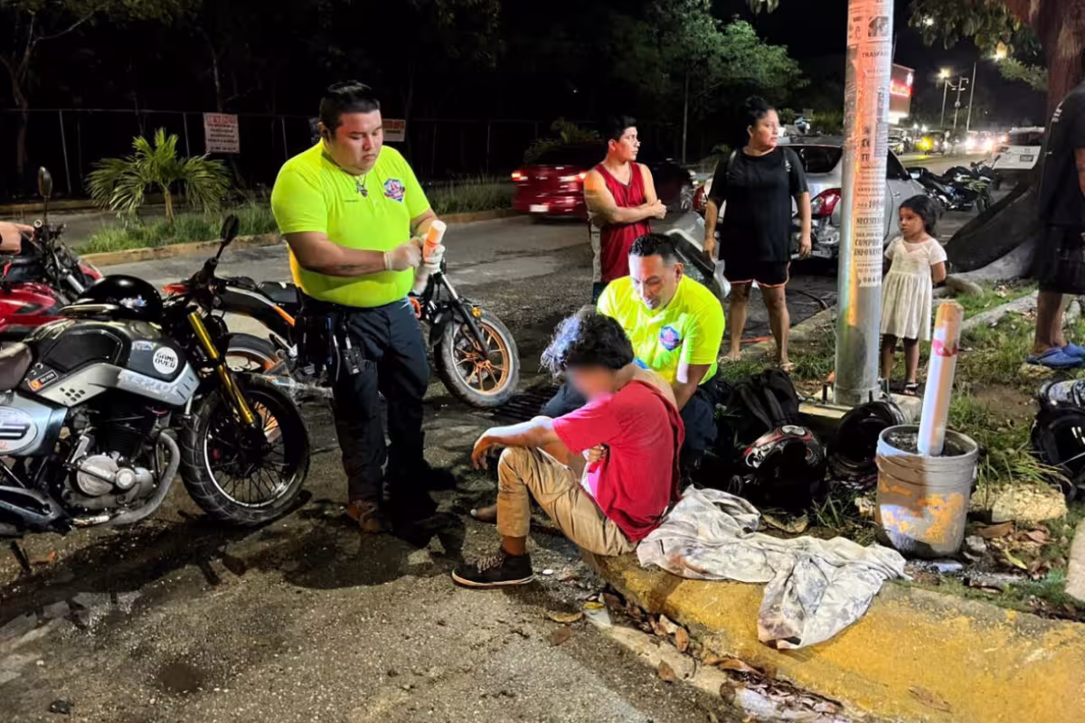 Motociclista resulta lesionado tras aparatoso choque en Misión de las ...