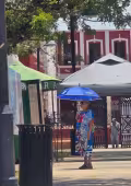 Surada y lluvias aisladas acompañan altas temperaturas