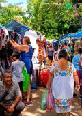 Los tianguis de Mérida suelen ser abarrotados los fines de semana