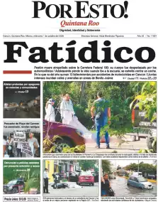 portada edición impresa Cancún 01/10/2025