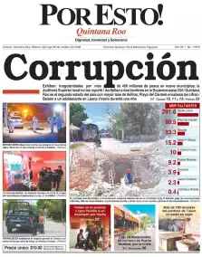 portada edición impresa Cancún 26/10/2025