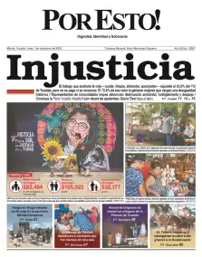 portada edición impresa Mérida 01/12/2025