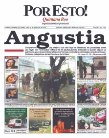 portada edición impresa Chetumal 10/11/2025