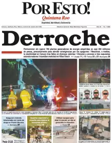 portada edición impresa Cancún 06/10/2025