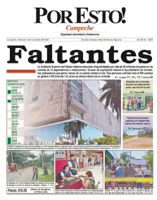 portada edición impresa Campeche 05/11/2025