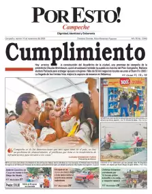 portada edición impresa Campeche 14/11/2025