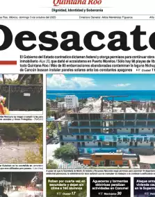 portada edición impresa Cancún 05/10/2025