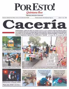 portada edición impresa Chetumal 12/12/2025