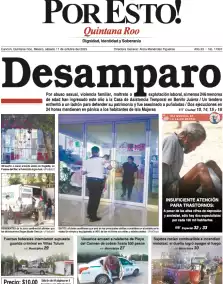 portada edición impresa Cancún 11/10/2025