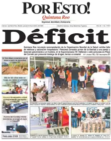 portada edición impresa Cancún 23/10/2025