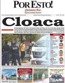 portada edición impresa Cancún 31/10/2025