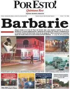 portada edición impresa Cancún 03/10/2025