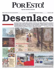portada edición impresa Mérida 10/11/2025