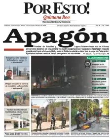 portada edición impresa Chetumal 10/10/2025