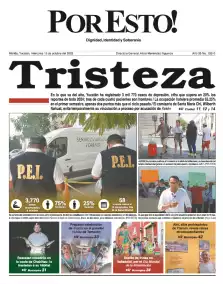 portada edición impresa Mérida 15/10/2025