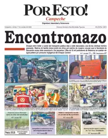 portada edición impresa Campeche 17/10/2025
