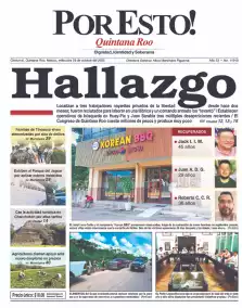portada edición impresa Chetumal 29/10/2025