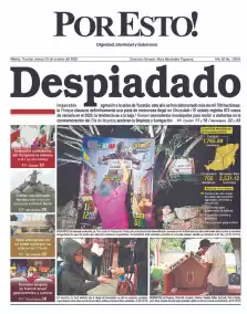portada edición impresa Mérida 23/10/2025