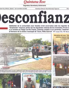 portada edición impresa Chetumal 01/11/2025