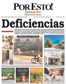 portada edición impresa Chetumal 19/10/2025