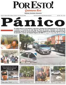 portada edición impresa Cancún 21/10/2025