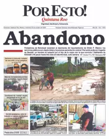 portada edición impresa Chetumal 22/10/2025