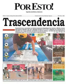 portada edición impresa Mérida 26/10/2025