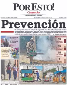 portada edición impresa Campeche 20/10/2025