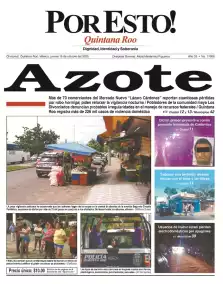 portada edición impresa Chetumal 16/10/2025