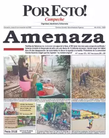 portada edición impresa Campeche 24/11/2025