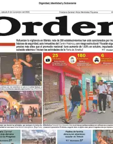 portada edición impresa Mérida 08/11/2025