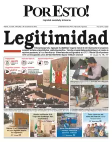 portada edición impresa Mérida 03/12/2025