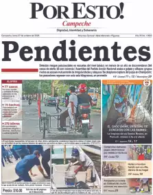 portada edición impresa Campeche 27/10/2025