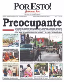 portada edición impresa Chetumal 07/11/2025