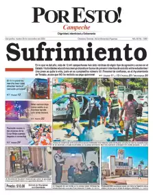 portada edición impresa Campeche 25/11/2025