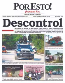 portada edición impresa Chetumal 14/11/2025