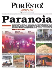 portada edición impresa Chetumal 26/10/2025