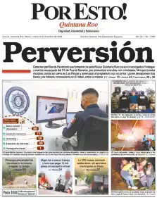 portada edición impresa Cancún 09/12/2025