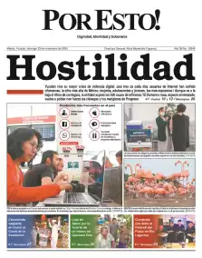 portada edición impresa Mérida 23/11/2025