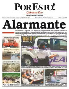 portada edición impresa Chetumal 14/12/2025
