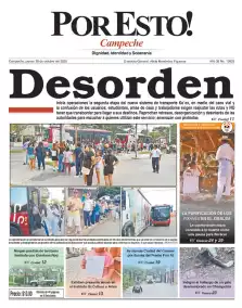 portada edición impresa Campeche 30/10/2025