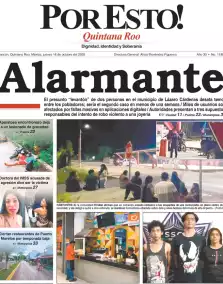 portada edición impresa Cancún 16/10/2025