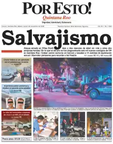 portada edición impresa Cancún 03/11/2025