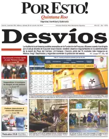 portada edición impresa Cancún 25/10/2025