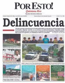 portada edición impresa Chetumal 20/10/2025