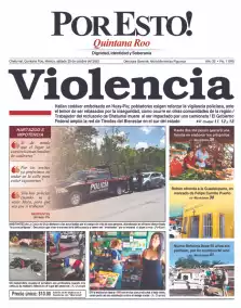portada edición impresa Chetumal 25/10/2025