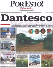 portada edición impresa Chetumal 25/11/2025