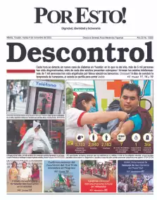 portada edición impresa Mérida 04/11/2025