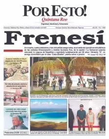 portada edición impresa Chetumal 22/11/2025