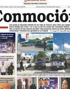 portada edición impresa Cancún 14/10/2025